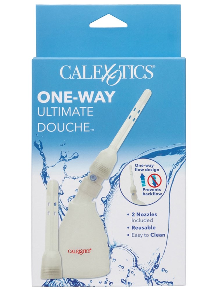 California Exotics One Way Ultimate Anal Douche with Revolutionary Valve - - Enemas and Douches