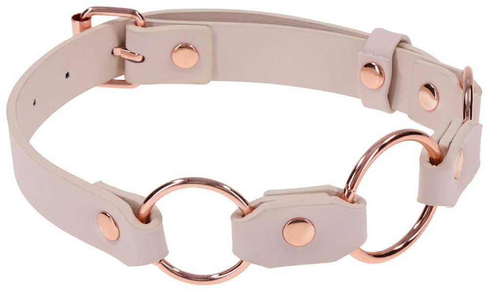 Sportsheets Sex and Mischief Peaches n CreaMe Ring Day BDSM Collar - Collars and Leads