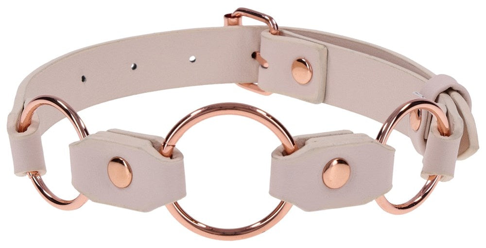 Sportsheets Sex and Mischief Peaches n CreaMe Ring Day BDSM Collar - Collars and Leads