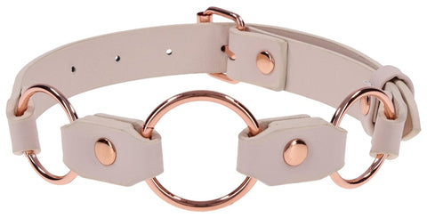 Sportsheets Sex and Mischief Peaches n CreaMe Ring Day BDSM Collar - Collars and Leads