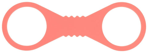 Sportsheets Sex and Mischief Peaches n CreaMe BDSM Silicone Cuffs Peach Restraint - Cuffs And Restraints