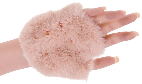 Sportsheets Sex and Mischief Peaches n CreaMe Spiked Sensory Glove Dual Texture - Wigs and Gloves