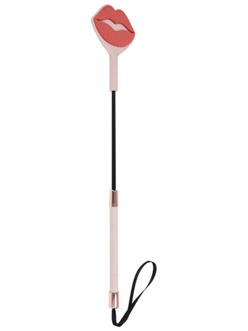 Sportsheets Sex and Mischief Peaches n CreaMe Kiss Bondage Crop with Silicone - Whips And Crops