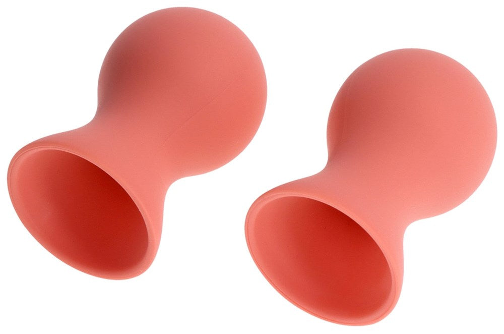 Sportsheets Sex and Mischief Peaches n CreaMe Silicone Nipple Suckers Body Safe - Nipple and Clit Clamps