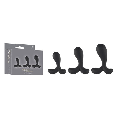 NANMA Corporation Intense Emotions Sex Of 3 Sizes Butt Plugs Progressive Set - Butt Plugs