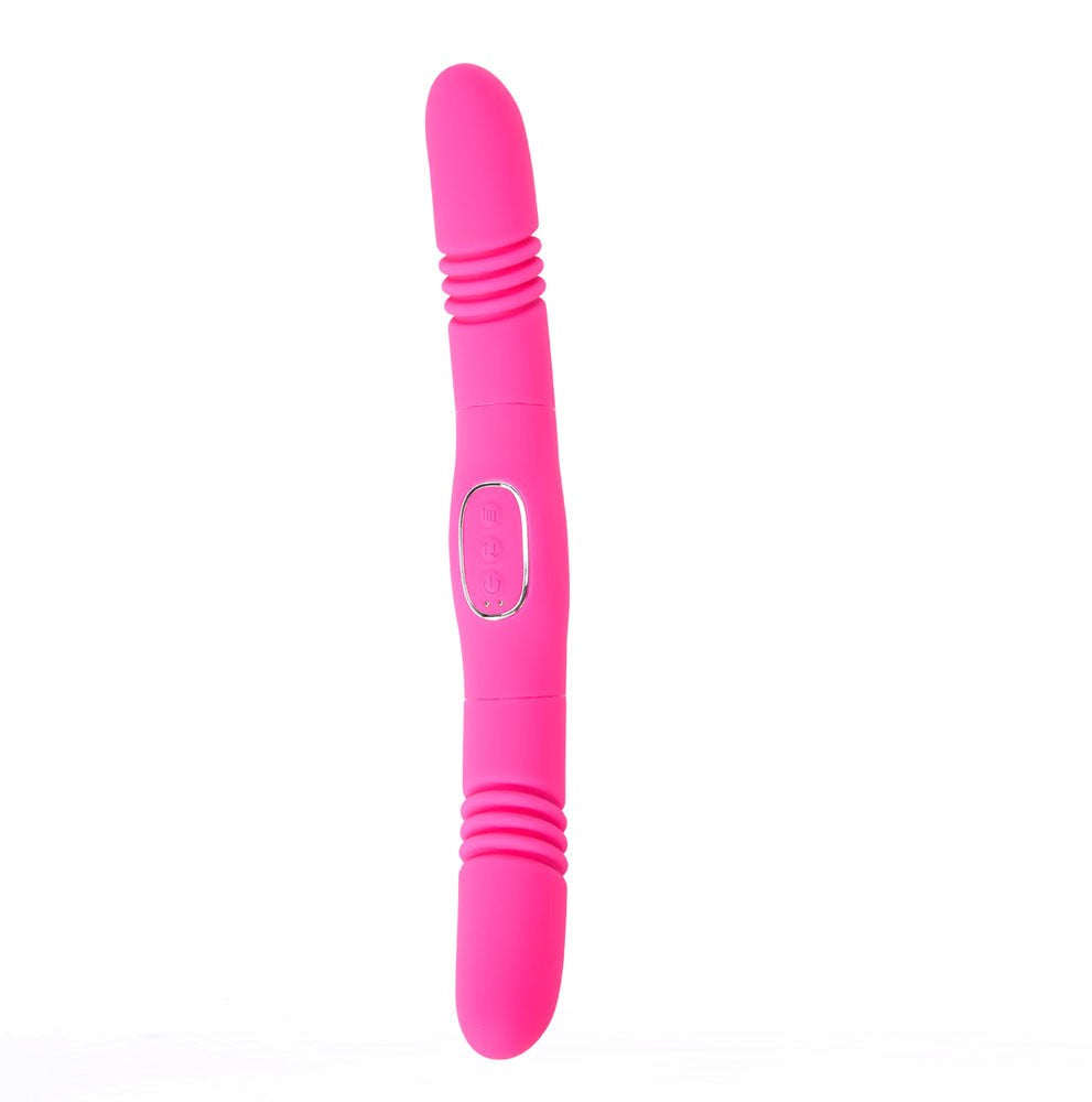 Maia Toys ZENA USB Rechargeable Double Ended Thrusting Vibrator Dual G Spot - - Double Ender