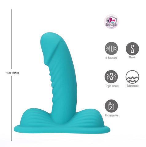 Maia Toys OAKLEY USB Rechargeable Grinder Pad Vibrator 3 Motor Design - Vibrating Dildos