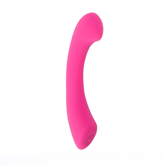 Maia Toys Maia KENNA USB Rechargeable G Spot Vibrator with Curved Design - Pink - G-Spot Vibrators