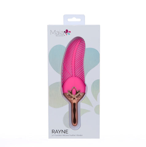 Maia Toys Maia RAYNE USB Rechargeable Vibrator with Feather Stimulation - Personal Massagers