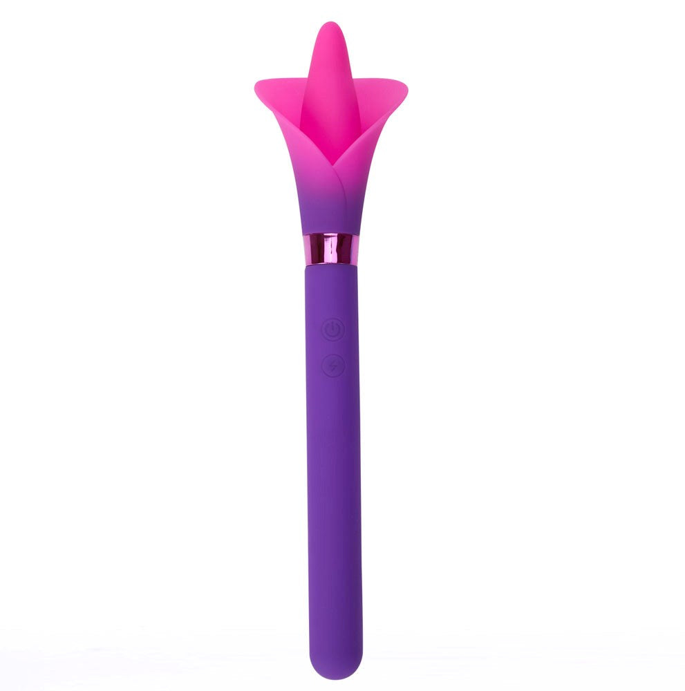 Maia Toys Maia VALA USB Rechargeable Flower Vibrator Dual Motor - Purple - Personal Massagers