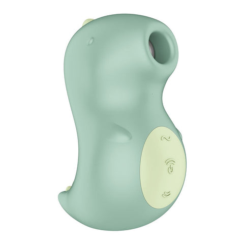 Satisfyer Din OOOH Rechargeable Air Pulse Clit Stimulator Dual Motor - Clit Ticklers and Pulsators