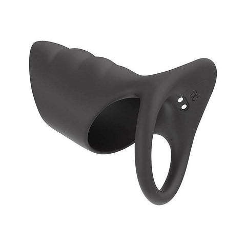 Doc Johnson Surge Vibrating Penis Sleeve Cock Ring with 10 Vibration Modes - Vibrating Cock Rings
