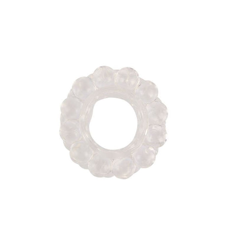 Chisa Power Master Mens Stretchy Cock Ring Crystal Clear TPE - Stretchy Cock Rings