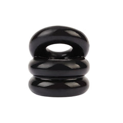 Chisa Stacked Dual Pleasure Male Pleasure Cock Ring - - Stretchy Cock Rings