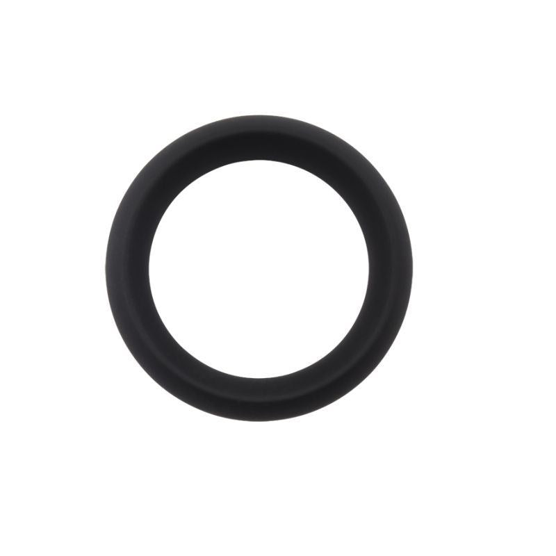 Chisa Infinity Comfort Mens Silicone Cock Ring L Premium Black Silicone - - Stretchy Cock Rings