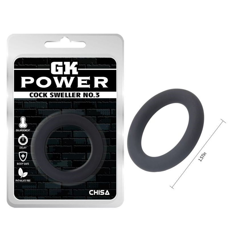 Chisa Cock Sweller Silicone Ball And Cock Ring Premium Silicone Design - Ring 3 - Stretchy Cock Rings