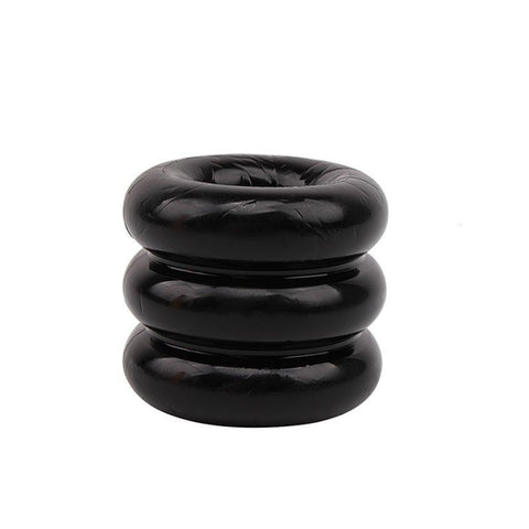 Chisa Triad Erection Enhancer Cock Rings Triple Ring Design - Stretchy Cock Rings