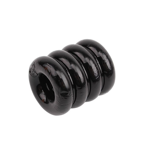 Chisa Quadplay Male Pleasure Ball and Cock Ring Four Ring Design - Stretchy Cock Rings