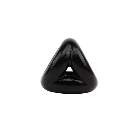 Chisa Fused Triangular Design Mens Cock Ring Triple Hold Enhancement - Stretchy Cock Rings