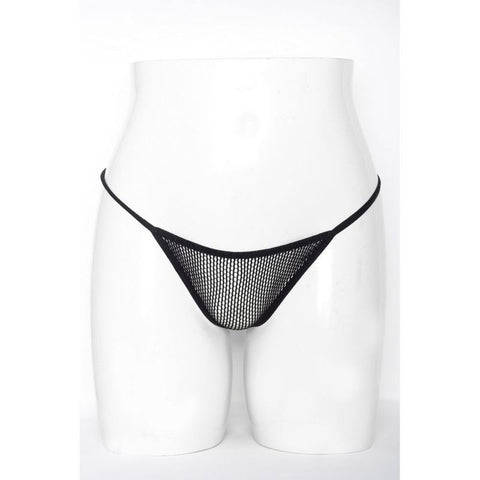 Yelete Mesh Net G String Lingerie With Sheer Net Black Intimate Apparel - G-Strings, Panties and Shorts