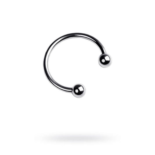 ToyFa Metal 30mm Penis Erection Enhancer Ring Open Design - Silver - Steel Cock Rings