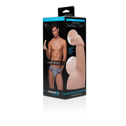 Fleshjack Boys Liam Riley Realistic Dildo with Flesh Tone Design - Realistic Dildos