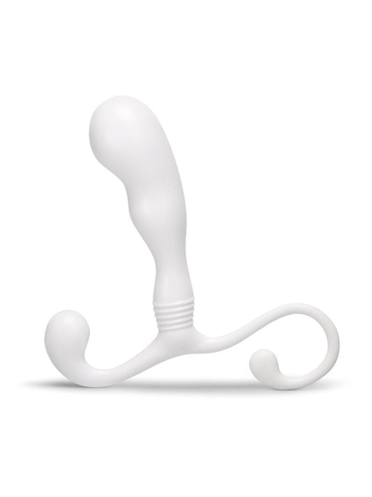 B Vibe Slim Hands Free Slimline Prostate Massager Hands Free Design - White - Prostate Toys