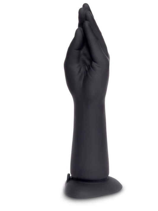B Vibe USB Rechargeable Vibrating Silicone Fisting Dildo IPX7 Waterproof - Black - Realistic Dildos