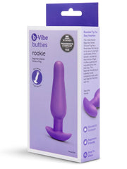b-Vibe Rookie Beginners Starter Silicone Butt Plug - - Butt Plugs