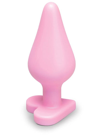 B Vibe Butties B Mine Silicone Butt Plug with Heart Base Beginner Anal - Butt Plugs
