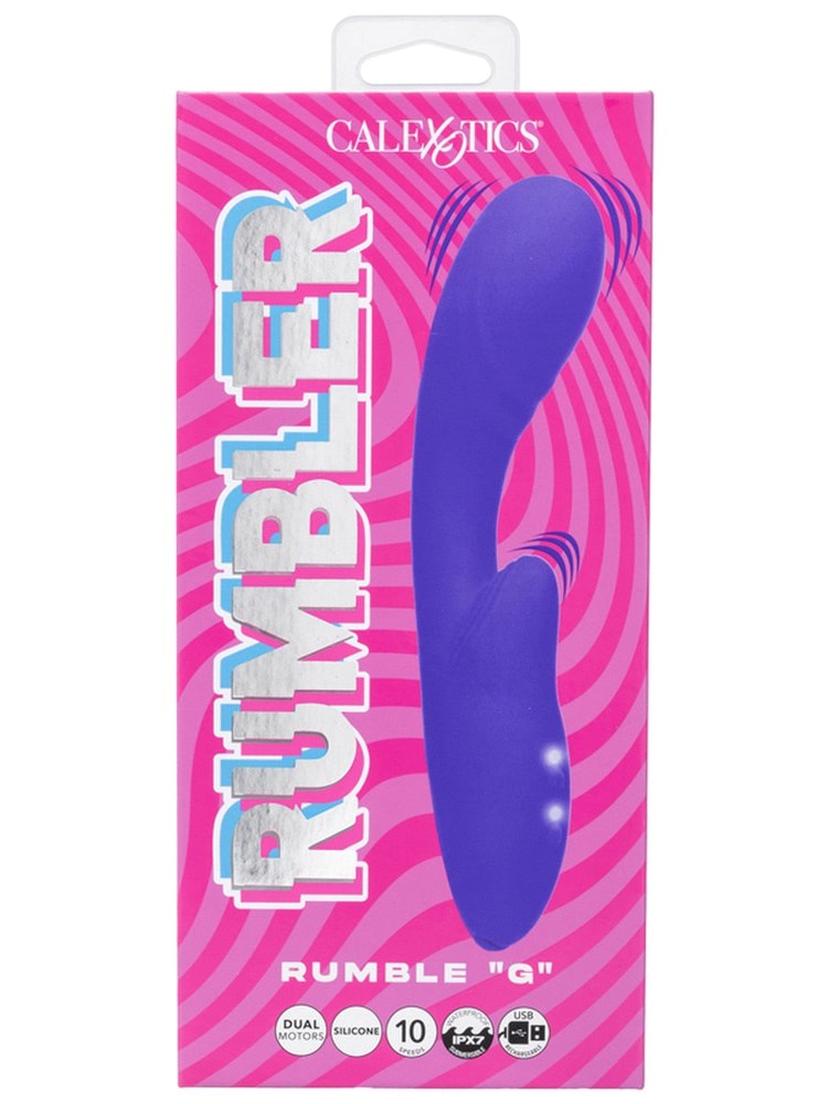 California Exotics Rumbler Rumble G 10 Function Rabbit Vibrator Dual Motor - Rabbit Vibrators