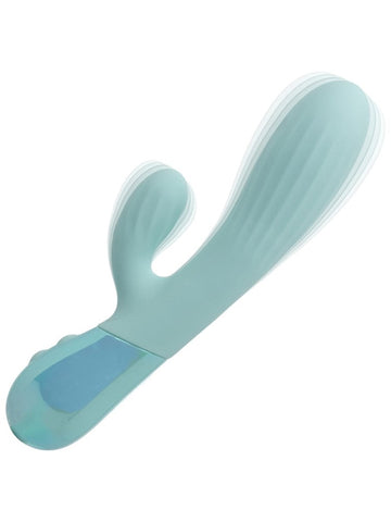 California Exotics Aura Dual Ripple Rabbit Vibrator with Dual Motors - Rabbit Vibrators