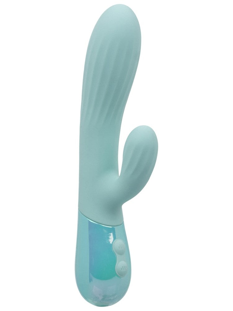 California Exotics Aura Dual Ripple Rabbit Vibrator with Dual Motors - Rabbit Vibrators