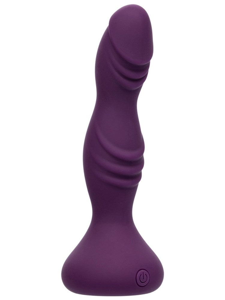California Exotics Deep Stud 10 Functions Vibrating Dildo USB Rechargeable - Purple - Vibrating Dildos