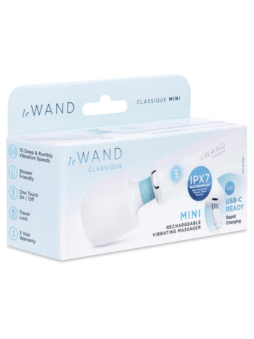 Le Wand Classique 10 Functions Mini Wand Massager Portable Wand Vibrator - Body Wands