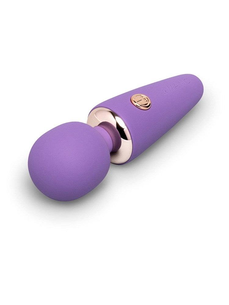 Le Wand Mini Micro Multi Functions Wand Massager Compact Travel Vibrator - Violet - Body Wands