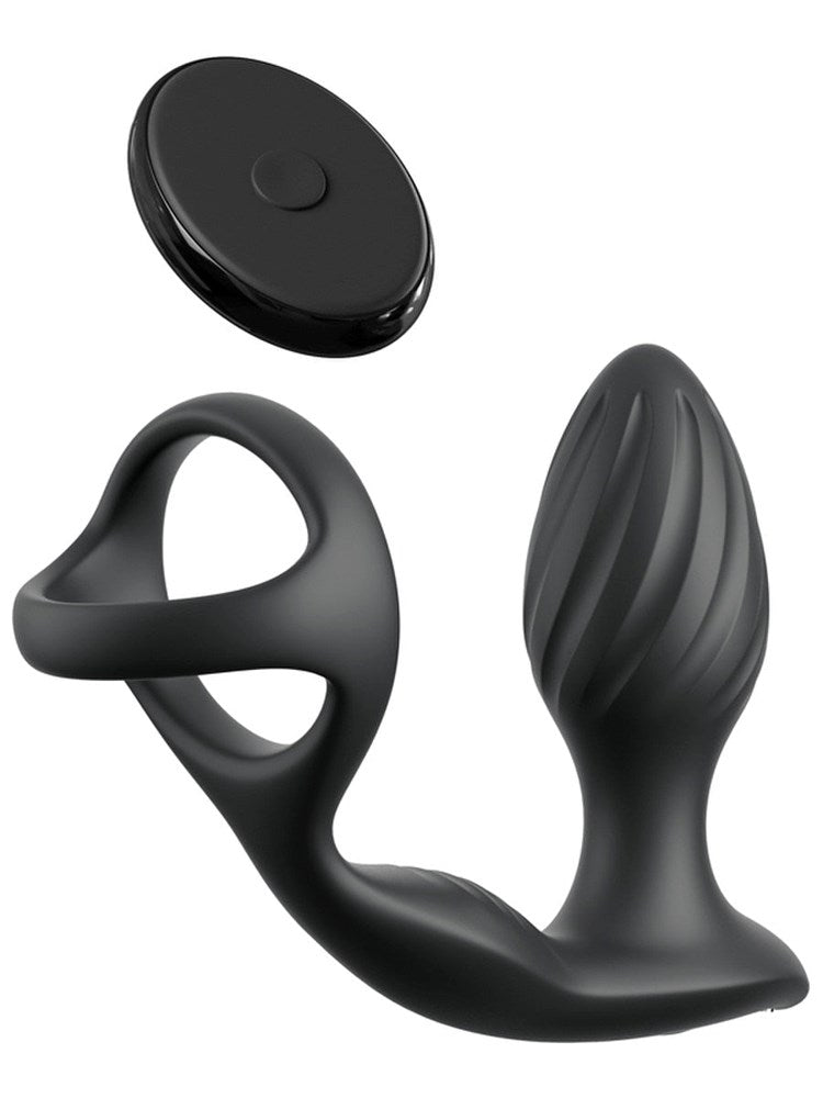 Pipedream Anal Fantasy Elite Ass Gasm Gyro Milk Pro Multi Motor Prostate Massager - Black - Prostate Toys