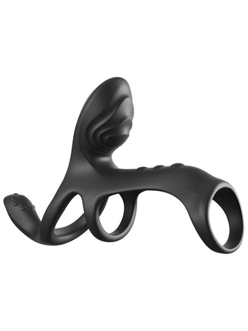 Pipedream Fantasy C Ringz Ultimate Couples Cage Max Triple Motor Cock Ring - Vibrating Cock Rings