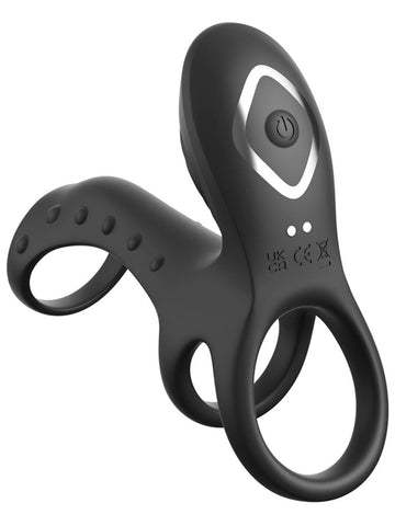 Pipedream Products Fantasy C Ringz Ultimate Couples Cage Pro Dual Motor Ring - Vibrating Cock Rings