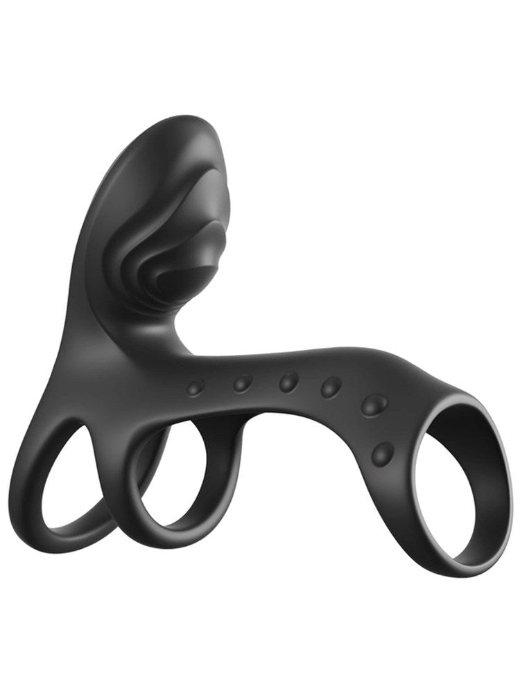 Pipedream Products Fantasy C Ringz Ultimate Couples Cage Pro Dual Motor Ring - Vibrating Cock Rings