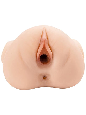Pipedream Products PDX Plus Double Pounder Vibrating Squeeze Realistic Stroker - Masturbators and Strokers