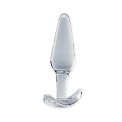 Creative Conceptions Clarity Utopian Floret Glass Butt Plug