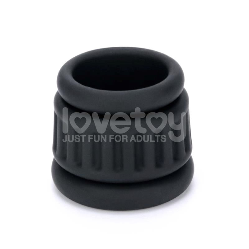 Lovetoy Pinnacle Pro Twin Grip Enhancer Cock & Balls Ring