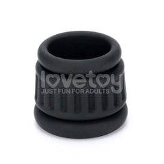Lovetoy Pinnacle Pro Twin Grip Enhancer Cock & Balls Ring