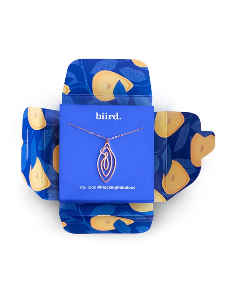Biird Vulvii Gold Plated Stainless Steel Necklace