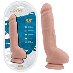 La Viva Willy 9.9 Inch Harness Compatible Realsitic Dildo
