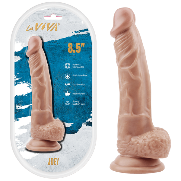 La Viva Joey 8.5 Inch Realistic Feel Dildo