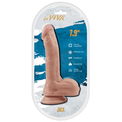 La Viva Jack 7.9 Inch Suction Cup Realistic Dildo