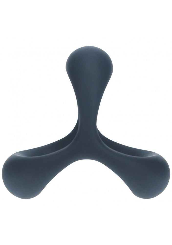 Shots LEVELZ Tri O Ergo Silicone Cock and Balls Rings - Stretchy Cock Rings