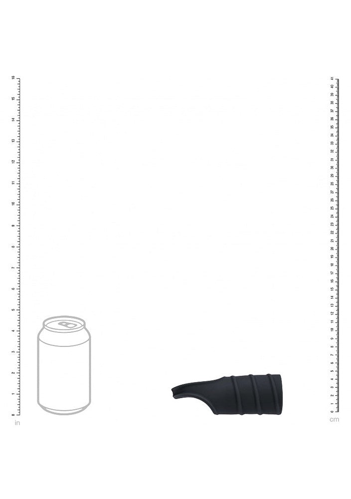 Shots LEVELZ Silicone Cock Ring and Ribbed Sleeve - Stretchy Cock Rings